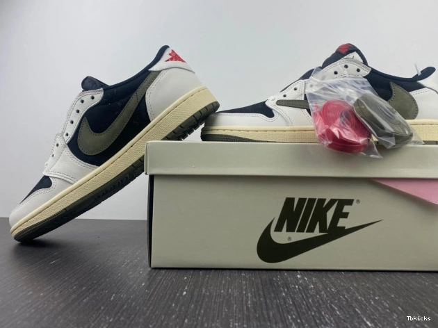 Rep TBK Low Travis 1 Olive Scott WMNS OG x Air Jordan DZ4137-106 0814